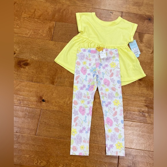 Cat & Jack Matching Sets Nwt Cat Jack 2 Piece Outfit Girls 4t